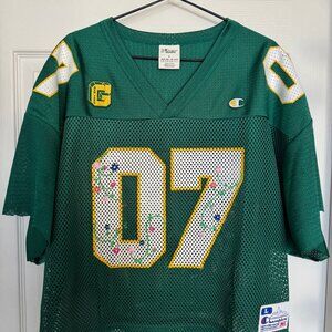 SOLD OUT Champion x Danielle Guizio womens cut off football jersey Never worn